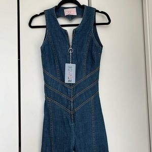 Revice Denim Hollywood Heat throb denim jumpsuit